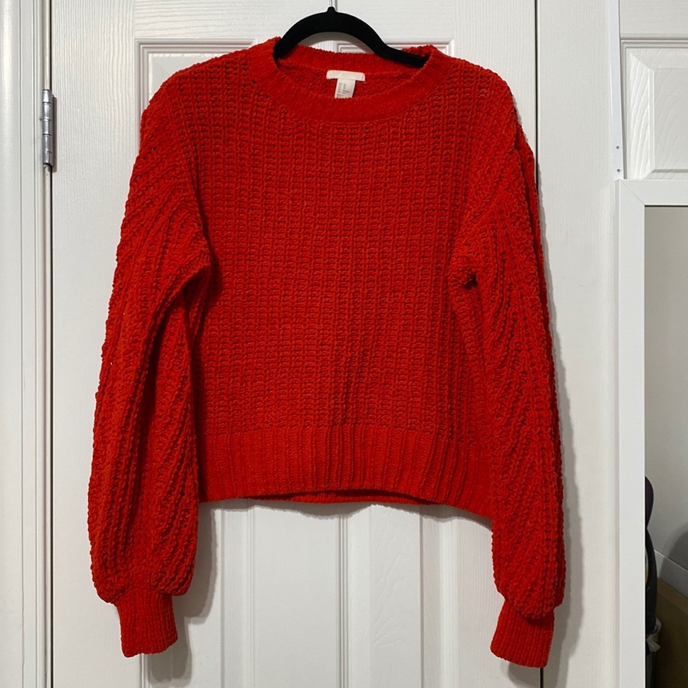 H&M red sweater like new
